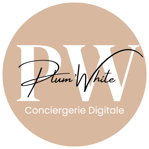 Logo Plum'White Conciergerie Logo Plum'White Conciergerie